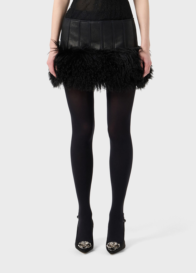 Blumarine SHEARLING SKIRT outlook