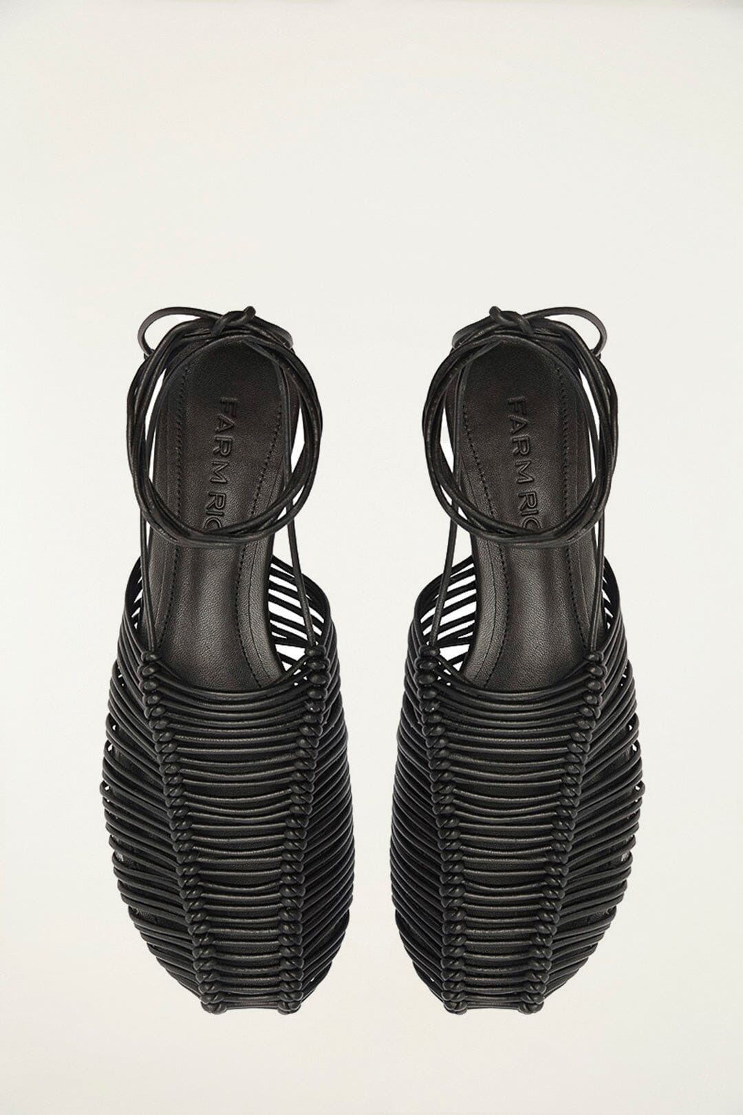 Black Macrame Mule - 5