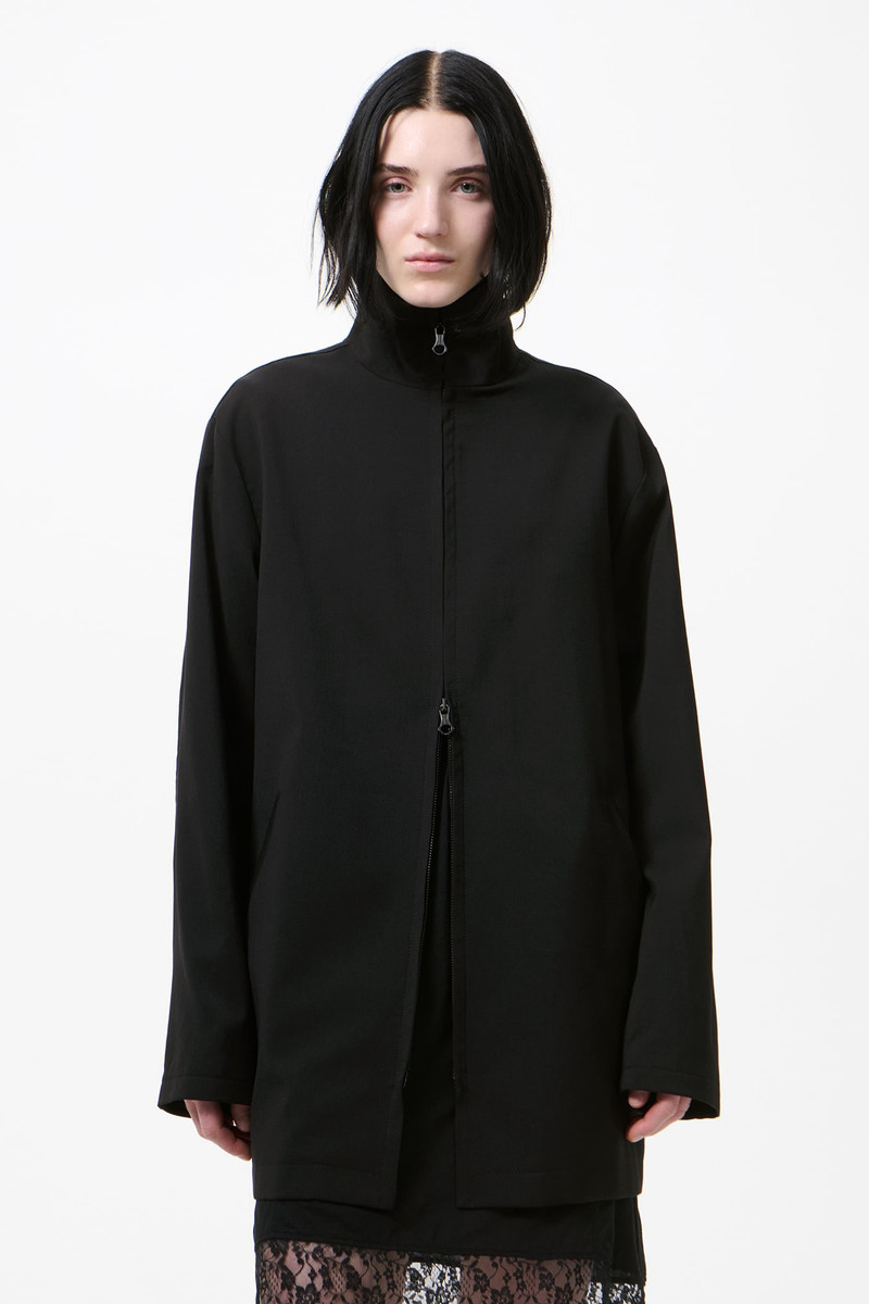Helm Jacket Black Worsted Wool. 7