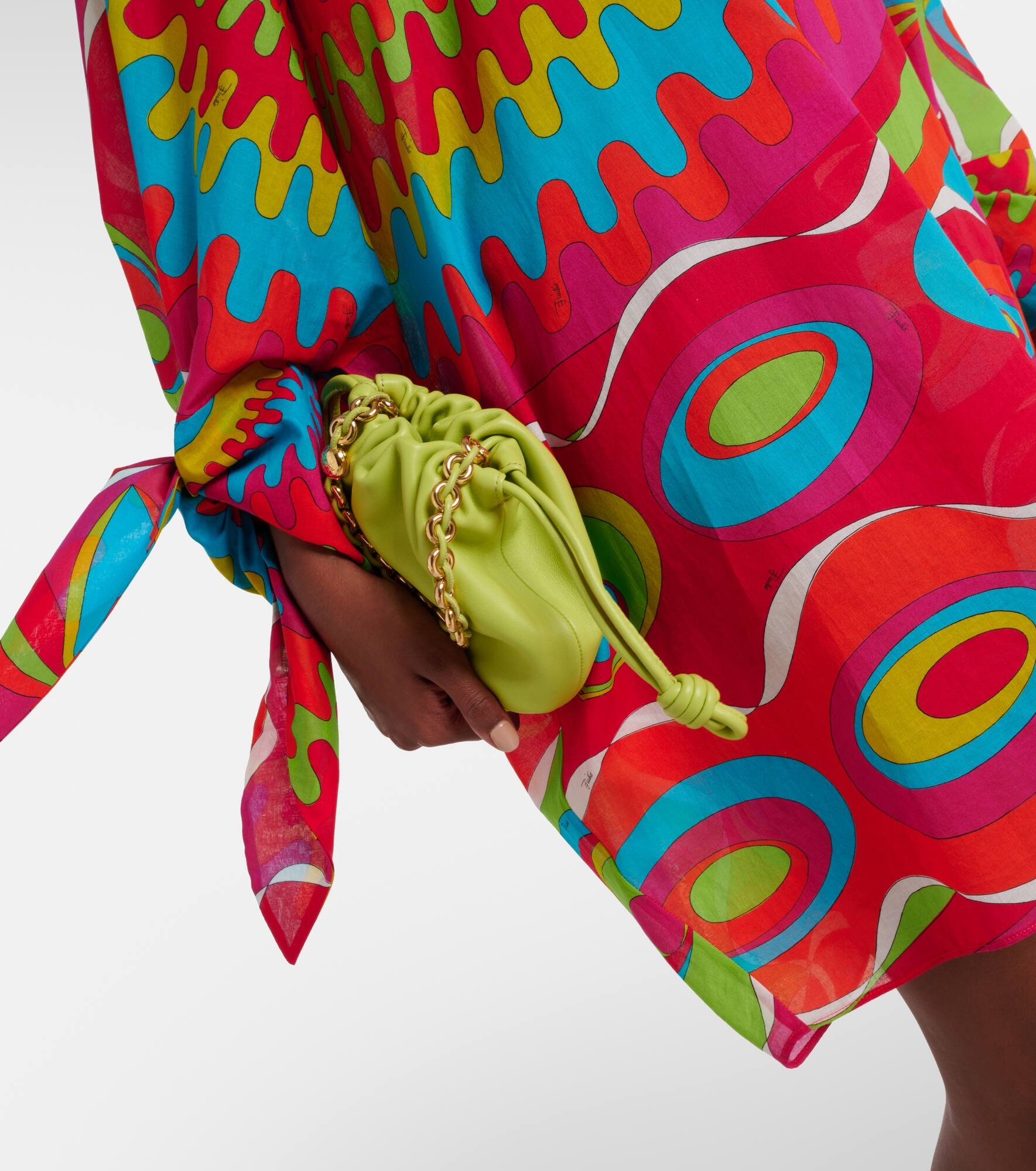 Bersaglio printed cotton kaftan - 5