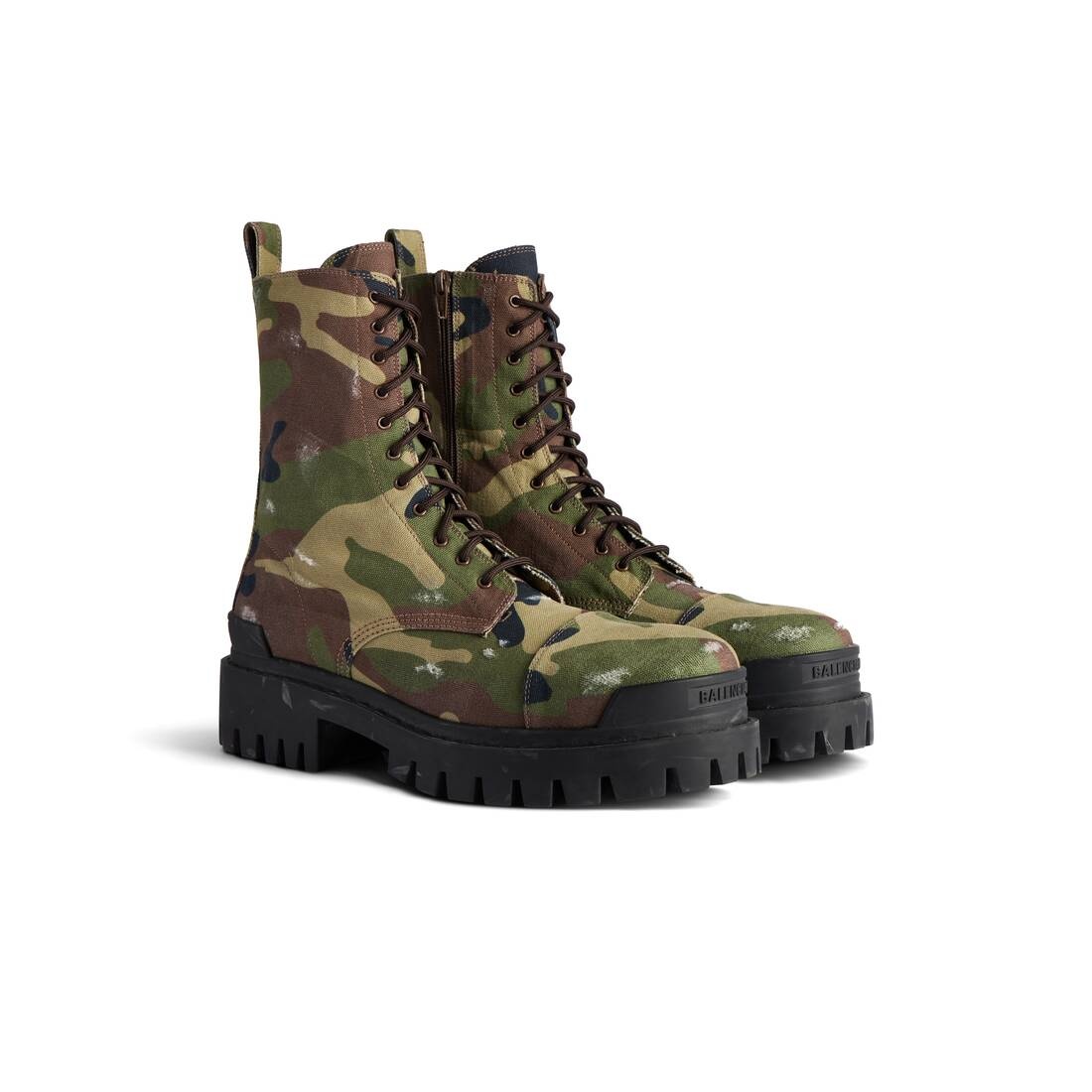 Men's Strike 20mm Boot Camo Print in Dark Green - 2