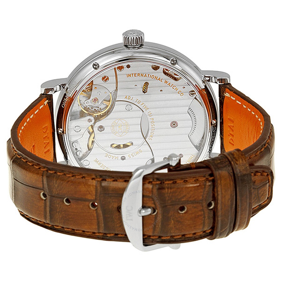 Pre-owned IWC Portofino Hand Wound Eight Days Silver Dial Men's Watch IW510103 - 3