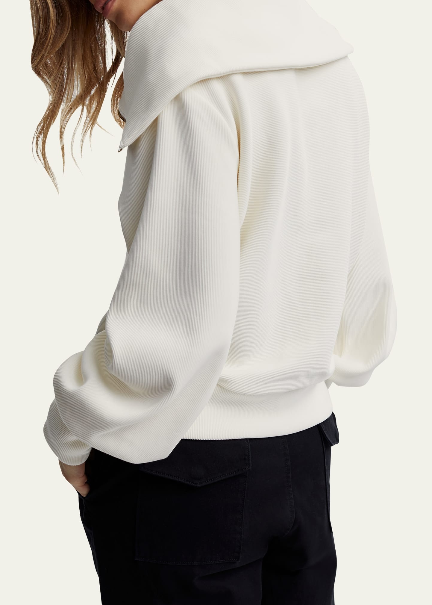 Vine Oversized 1/2-Zip Pullover Sweatshirt - 3