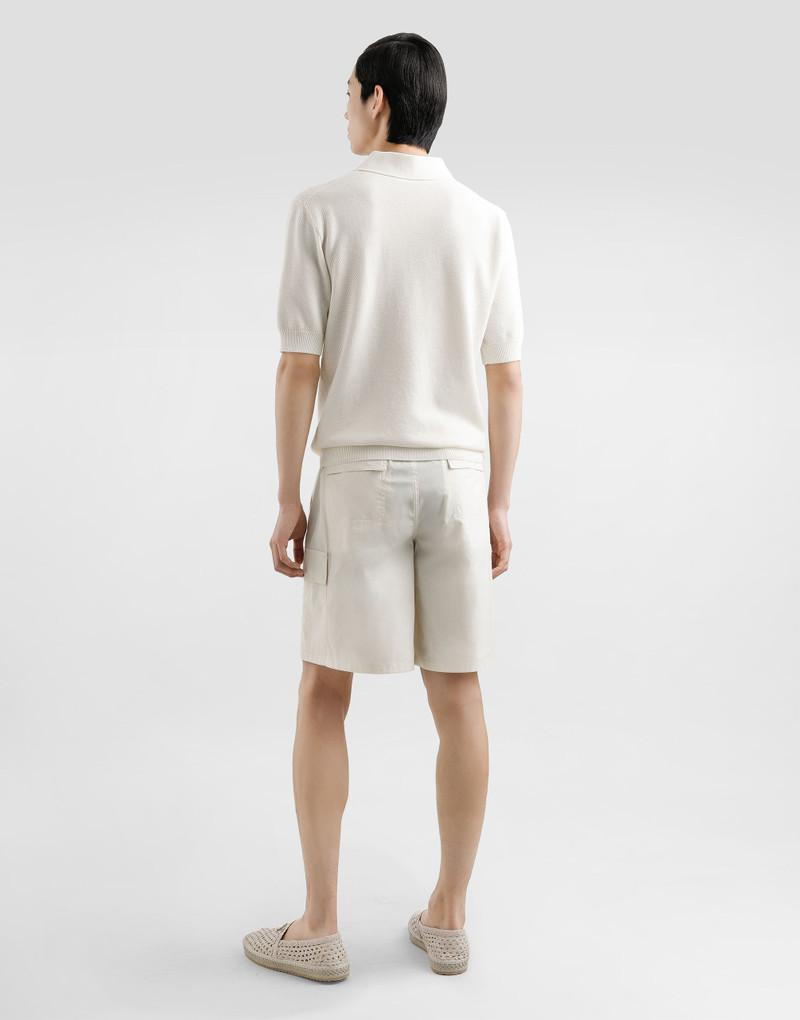 Cotton cargo shorts 3