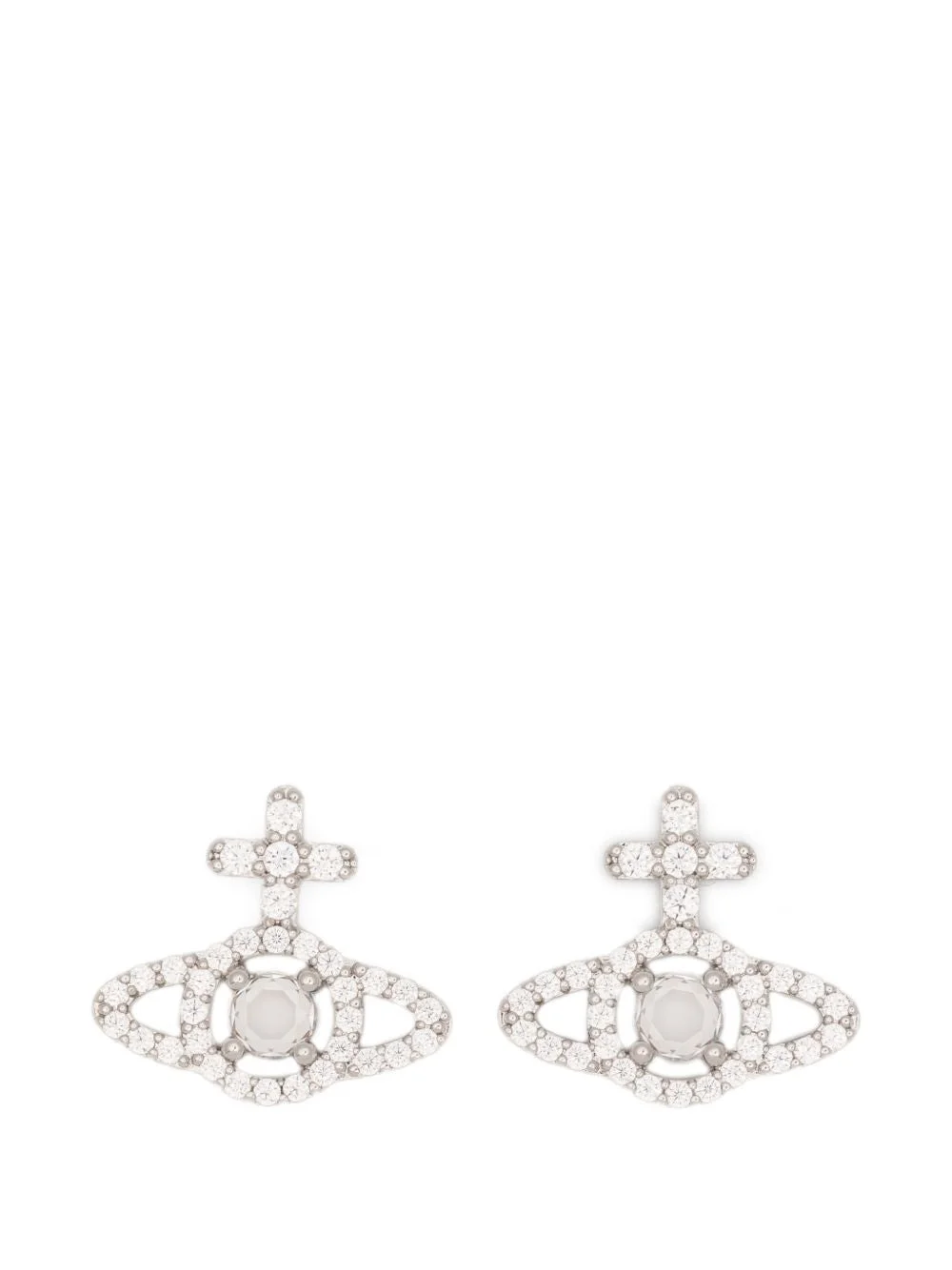 OLYMPIA CRYSTAL ORB EARRINGS - 1