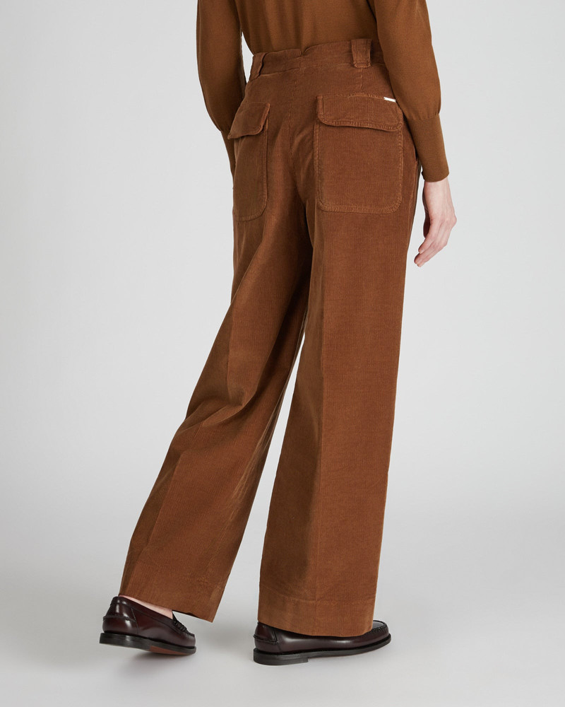 Wide fit corduroy trousers 3