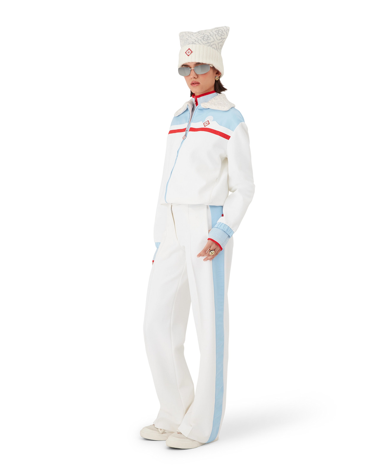 Women's Hybrid Ski Track Jacket | Casablanca Paris - 4