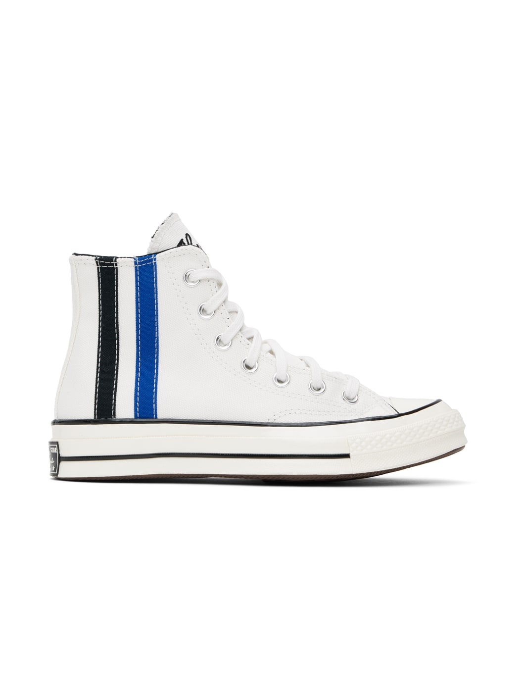 Off white striped converse best sale