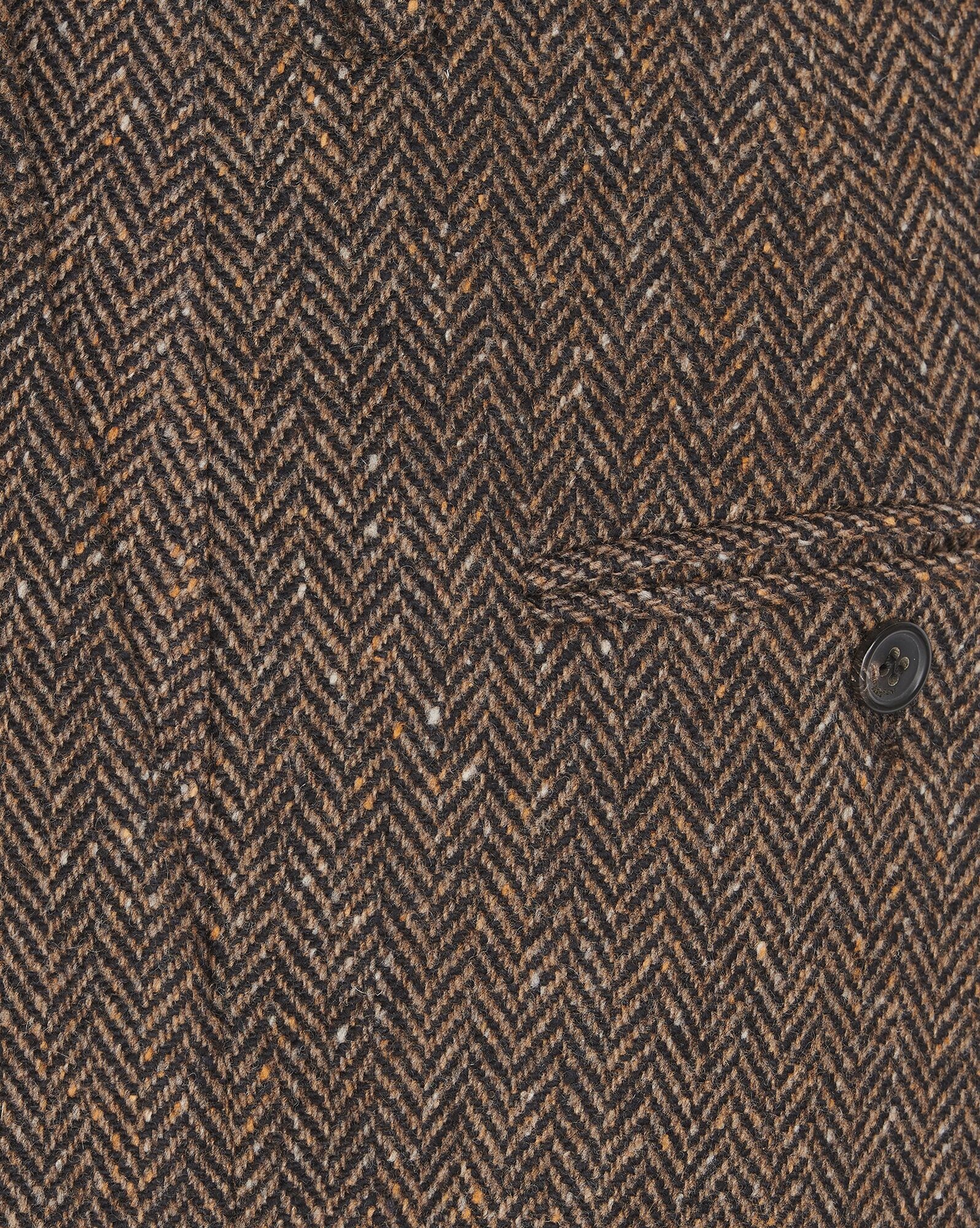 high-waisted pants in chevron tweed - 3