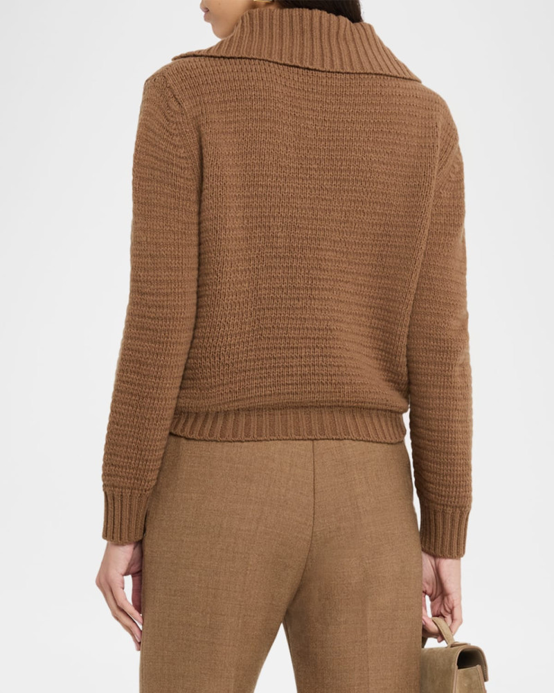 Egoista Wool Knit Collared Sweater 3
