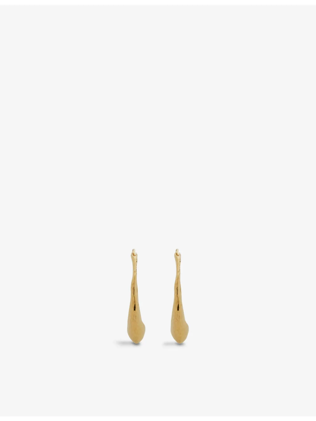 Deia 18ct gold-plated vermeil silver hoop earrings - 1