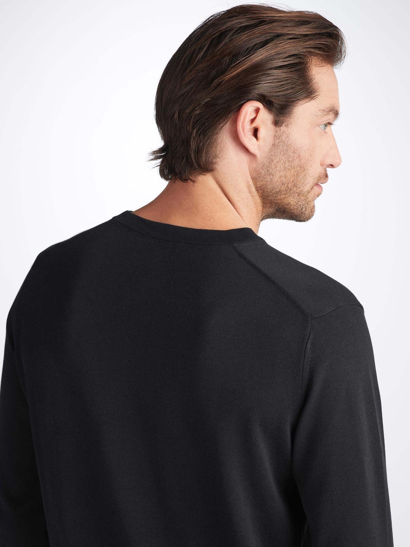 Men's Sweater Jacob Sea Island Cotton Black - 6