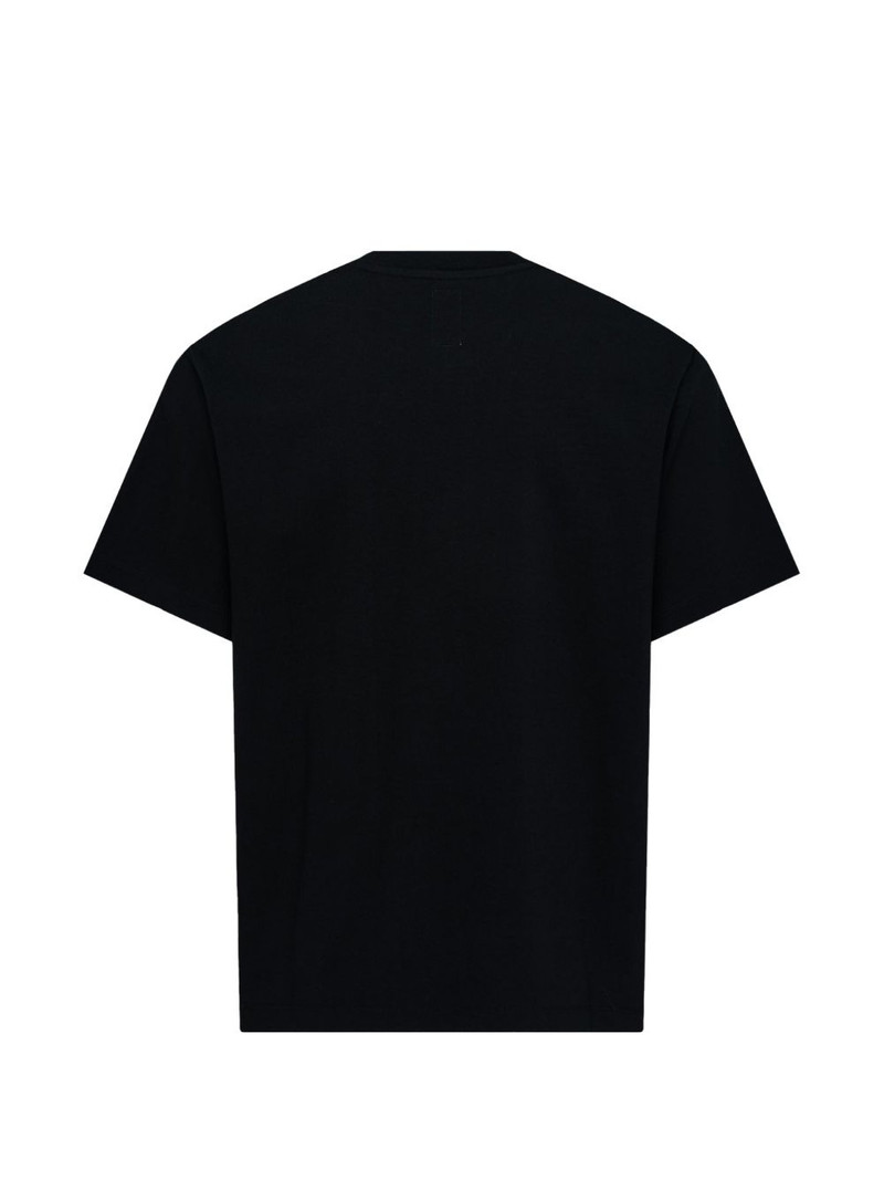 vowels Blur logo-print T-shirt outlook