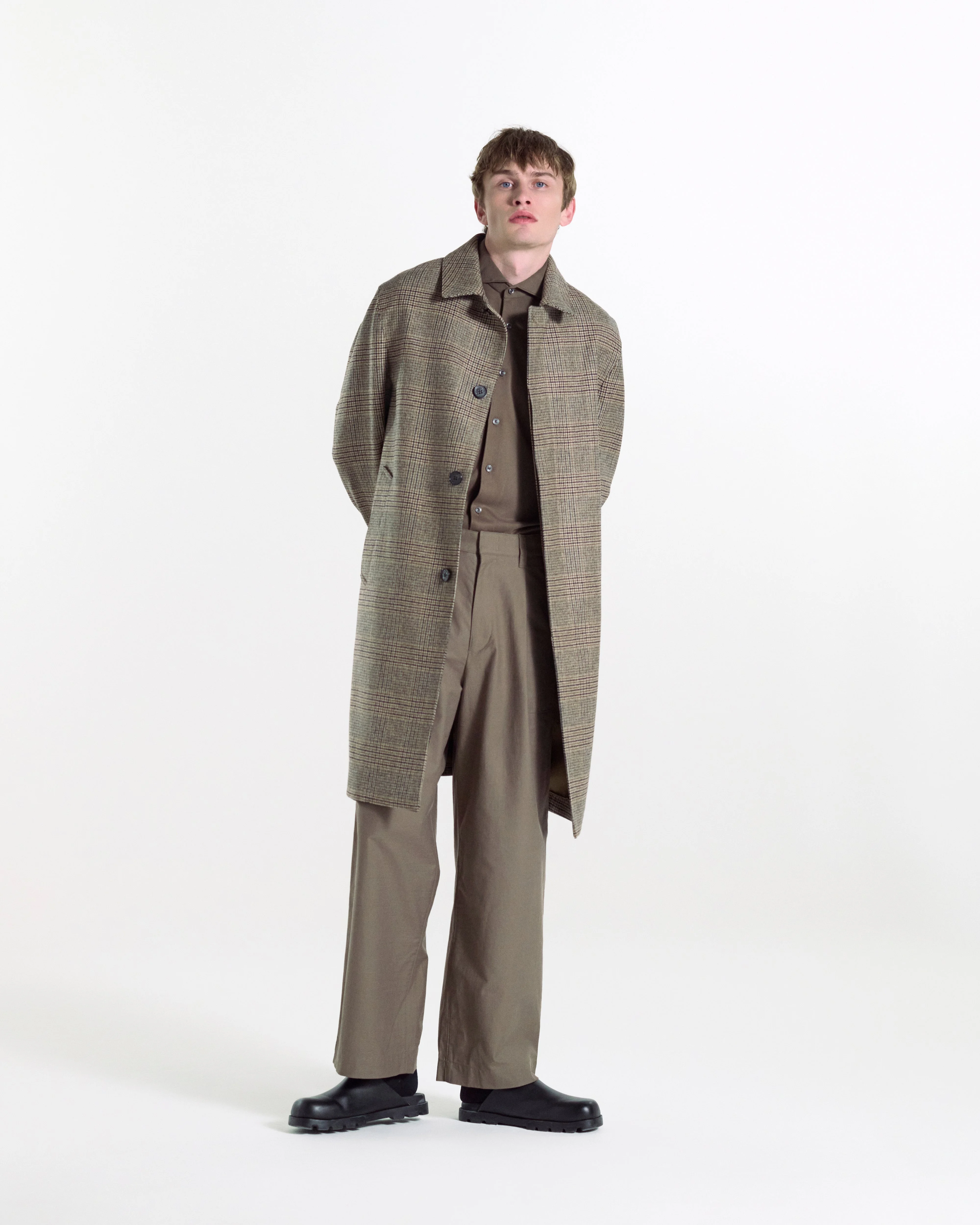 Dunkeld Glencheck Wool Coat - 1