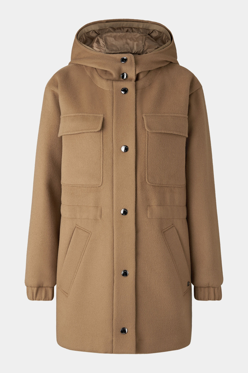 Imilia Double-faced coat in Camel 1