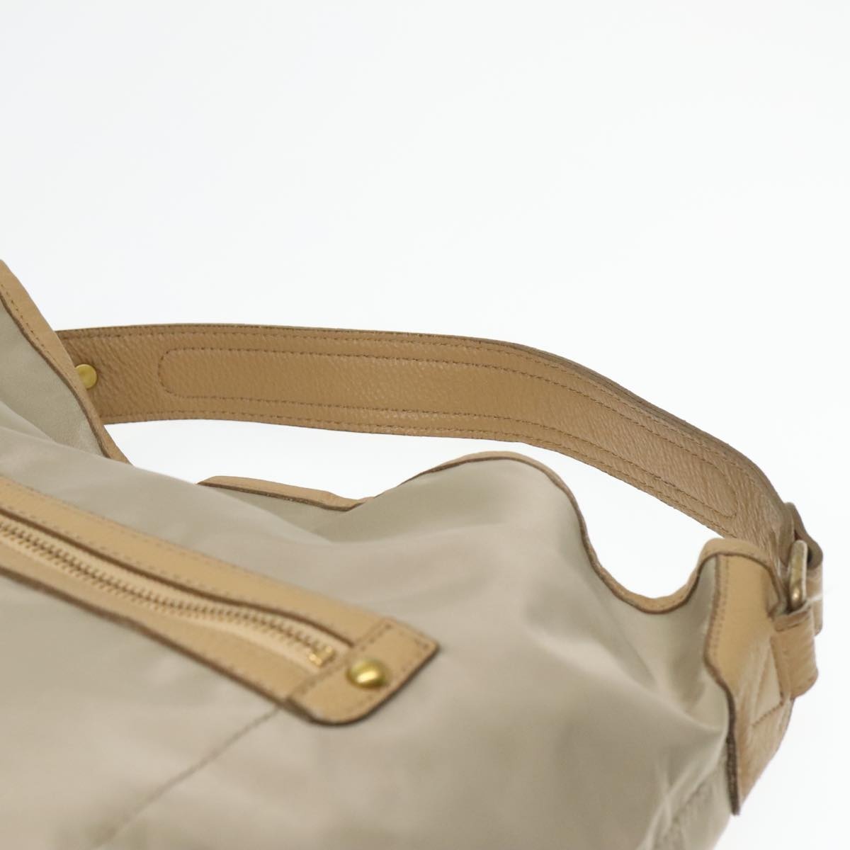 Burberry Blue Label Shoulder Bag Nylon Beige - 8