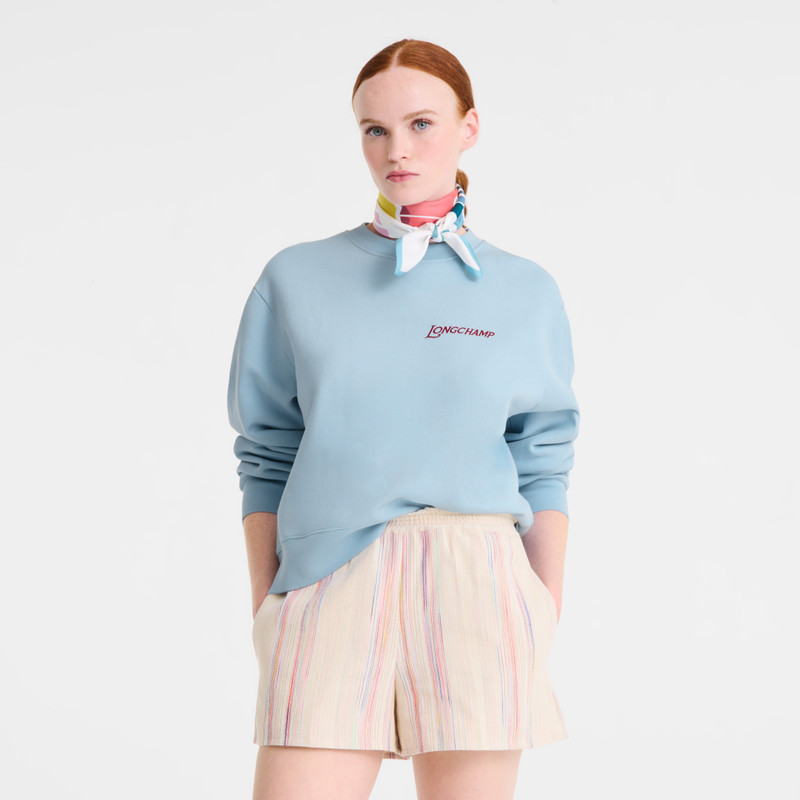 Longchamp La Vague du Style Silk scarf 70 Rainbow - Silk outlook