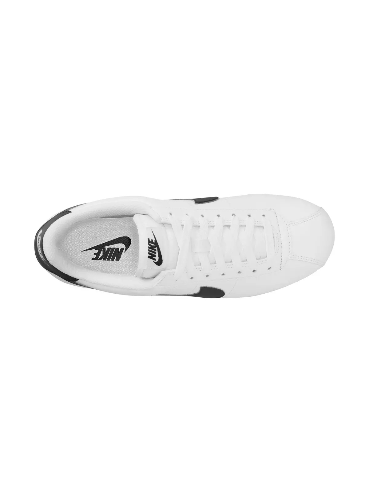 Cortez Leather "White/Black" Women's Shoe - 8