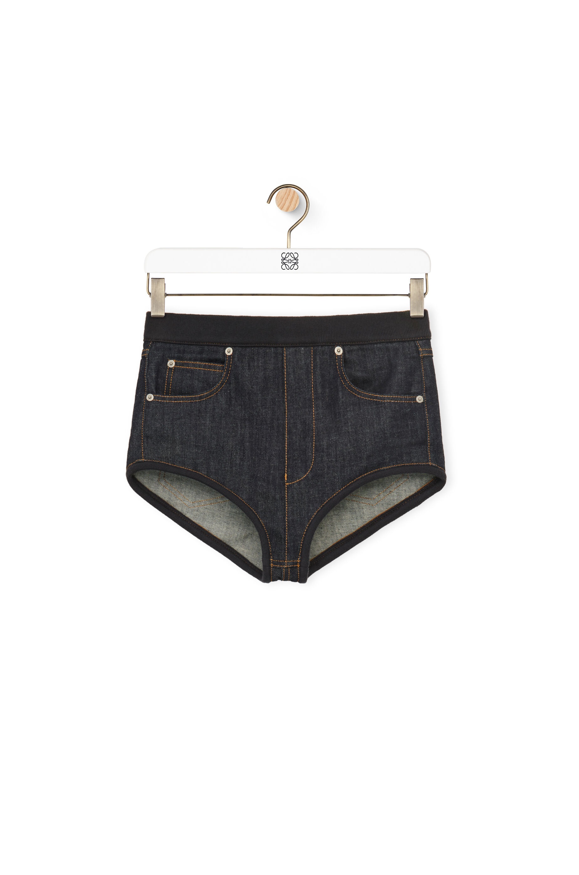 Stretch briefs in denim - 1
