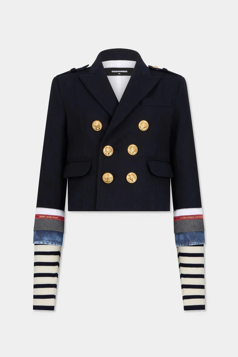 HYBRID WOOL MIX PEACOAT - 1