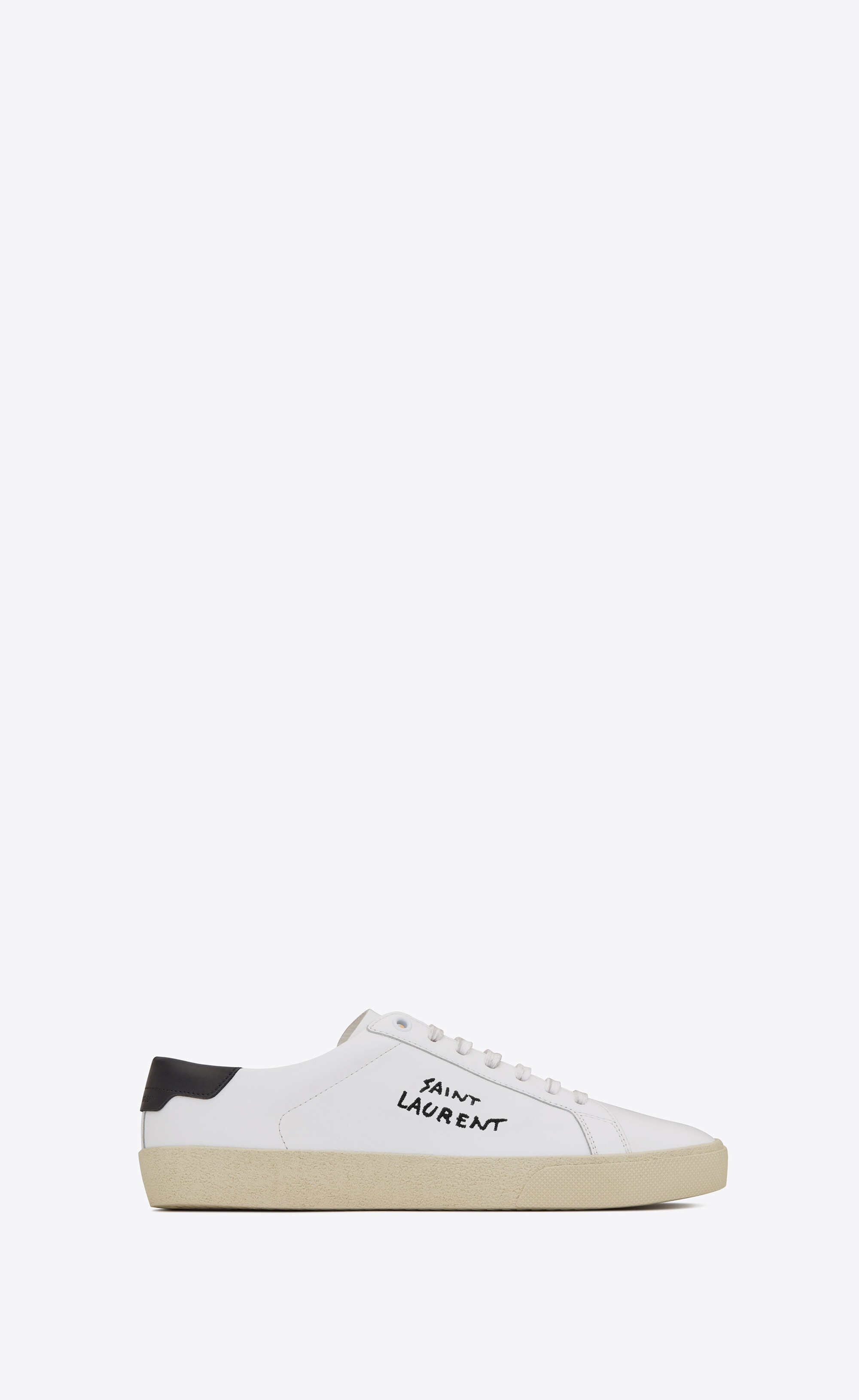 Sl/06 cloth low trainers Saint Laurent White size 40 EU in Cloth