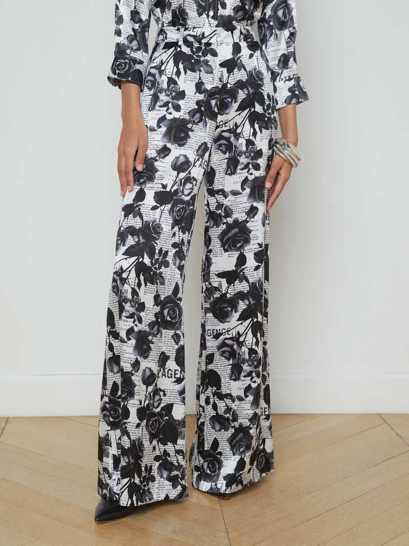 Gavin Silk Wide-Leg Pant 3