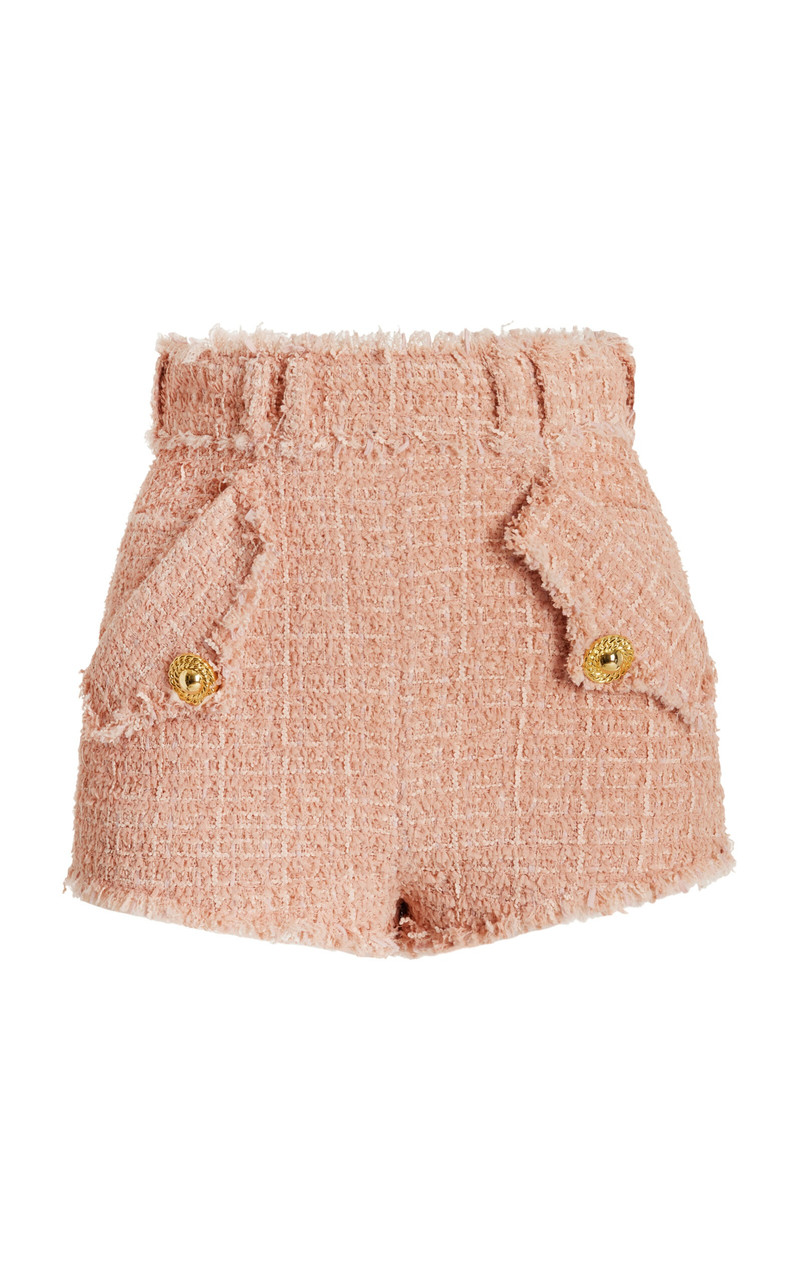 Tweed Mini Shorts pink - 1