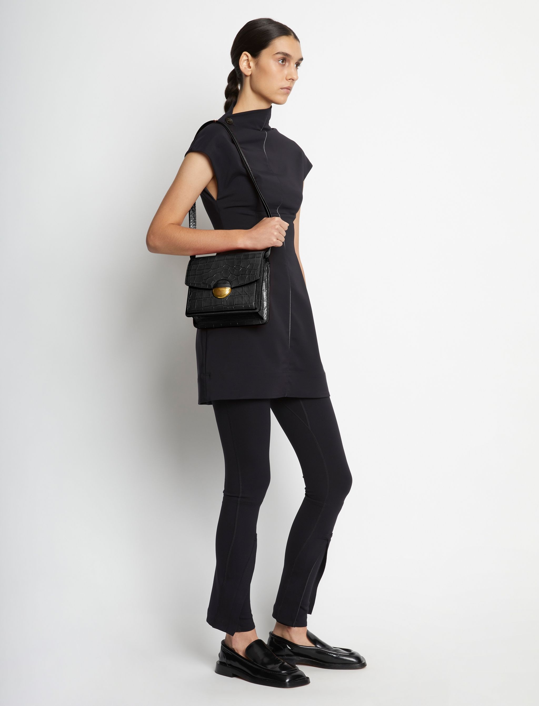 Embossed Croc Dia Day Bag - 3