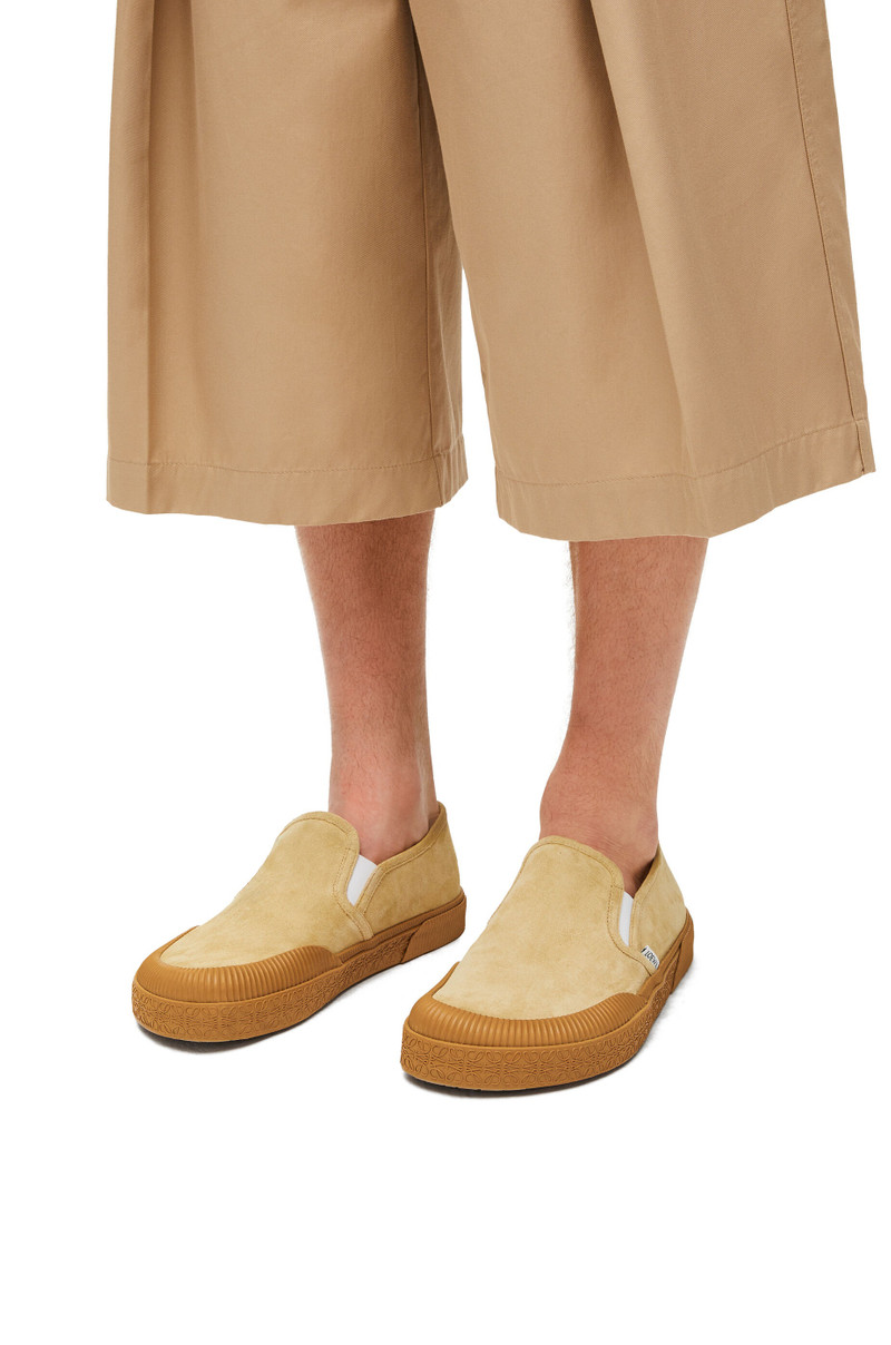 Loewe Terra Vulca slip-on sneaker in suede outlook