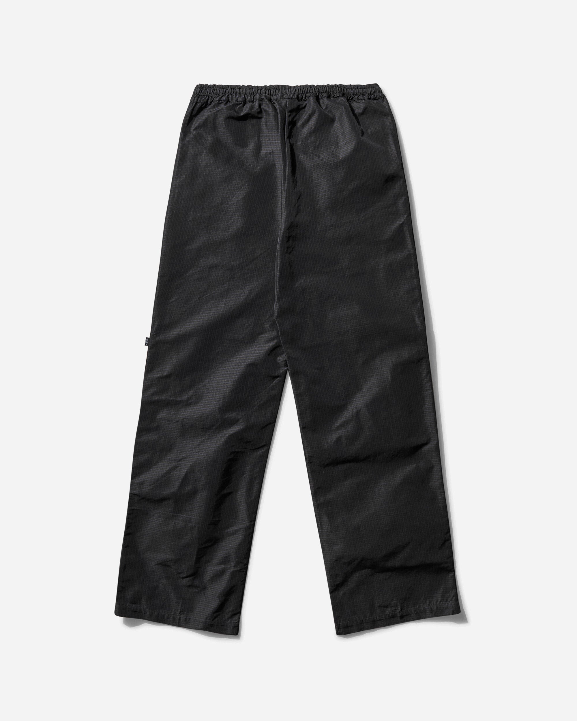 Men's Check Track Pants Navy / Dark Brown - 2