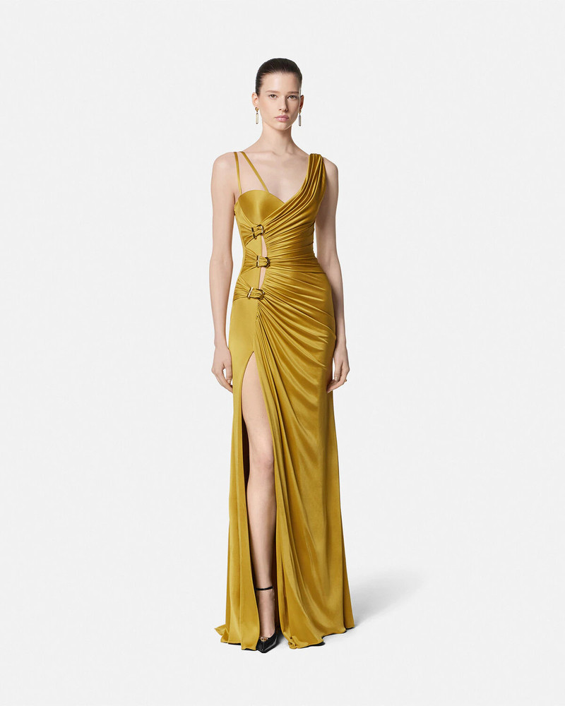 Gathered Flowy Gown 4