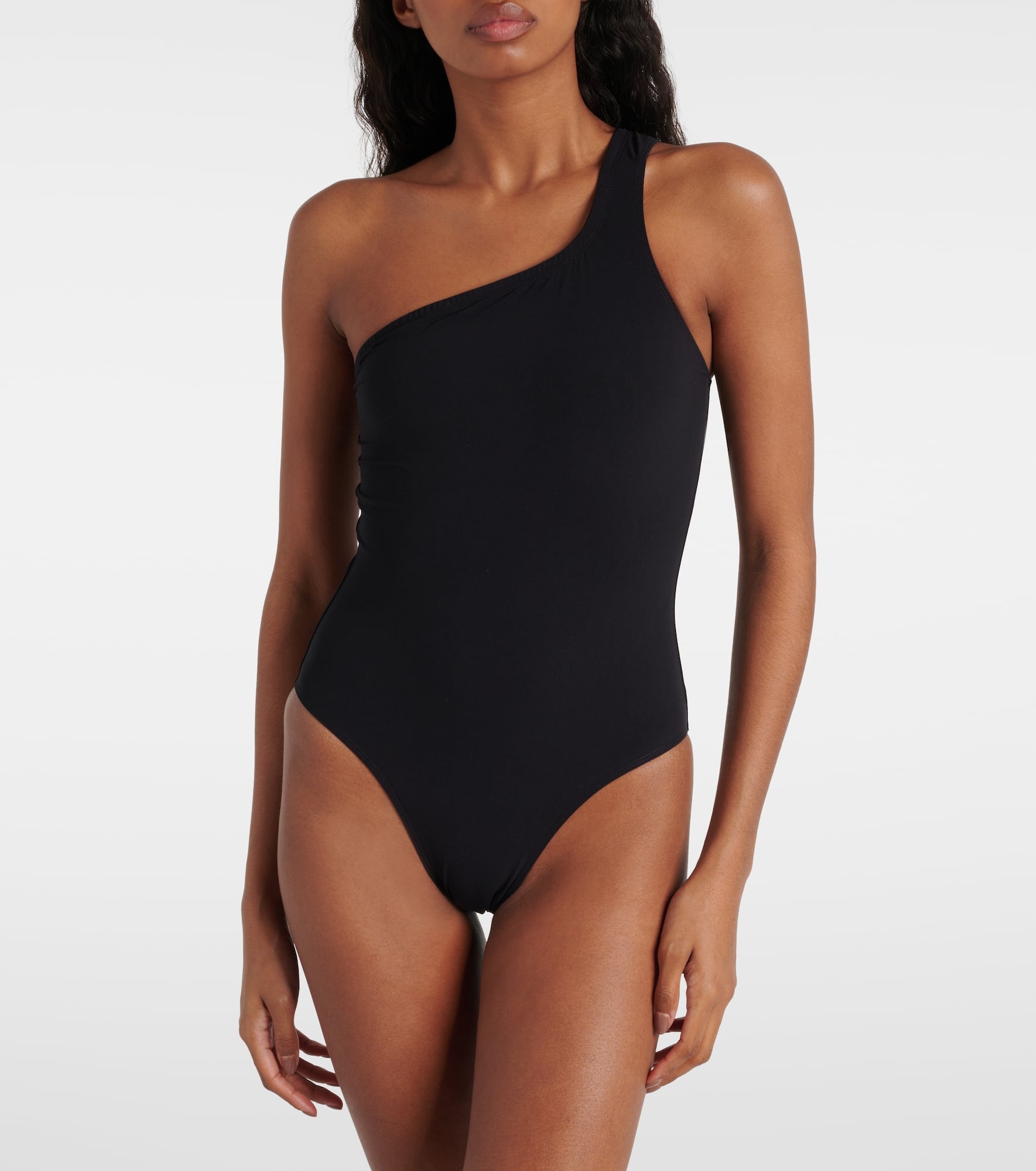Sage cutout one-shoulder swimsuit - 2