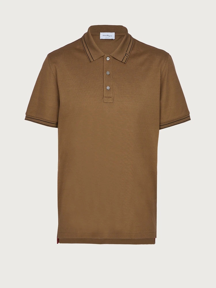COTTON PIQUET POLO - 1