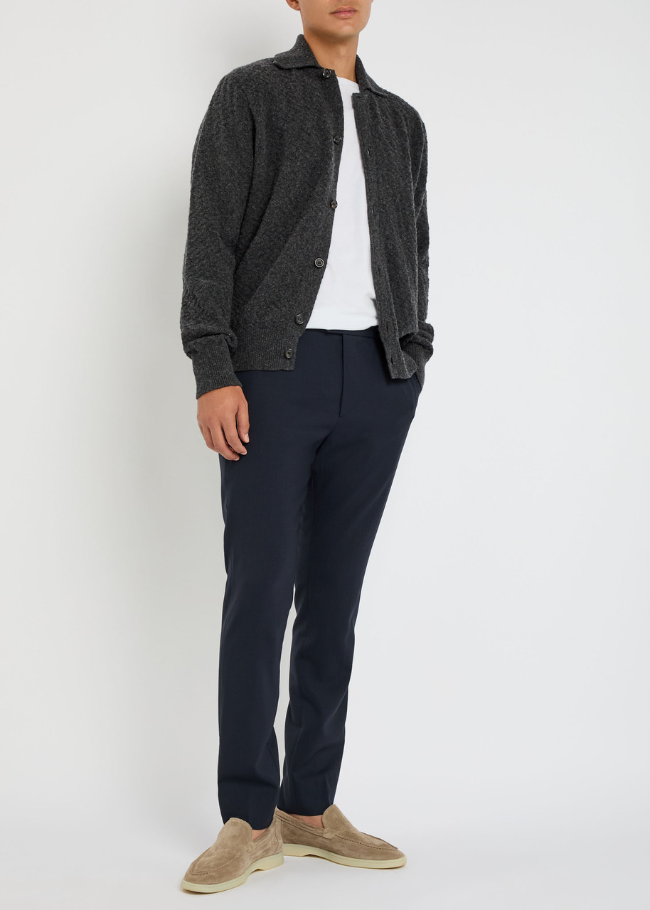 Oliver Spencer Britten Textured-knit Wool Cardigan - 4