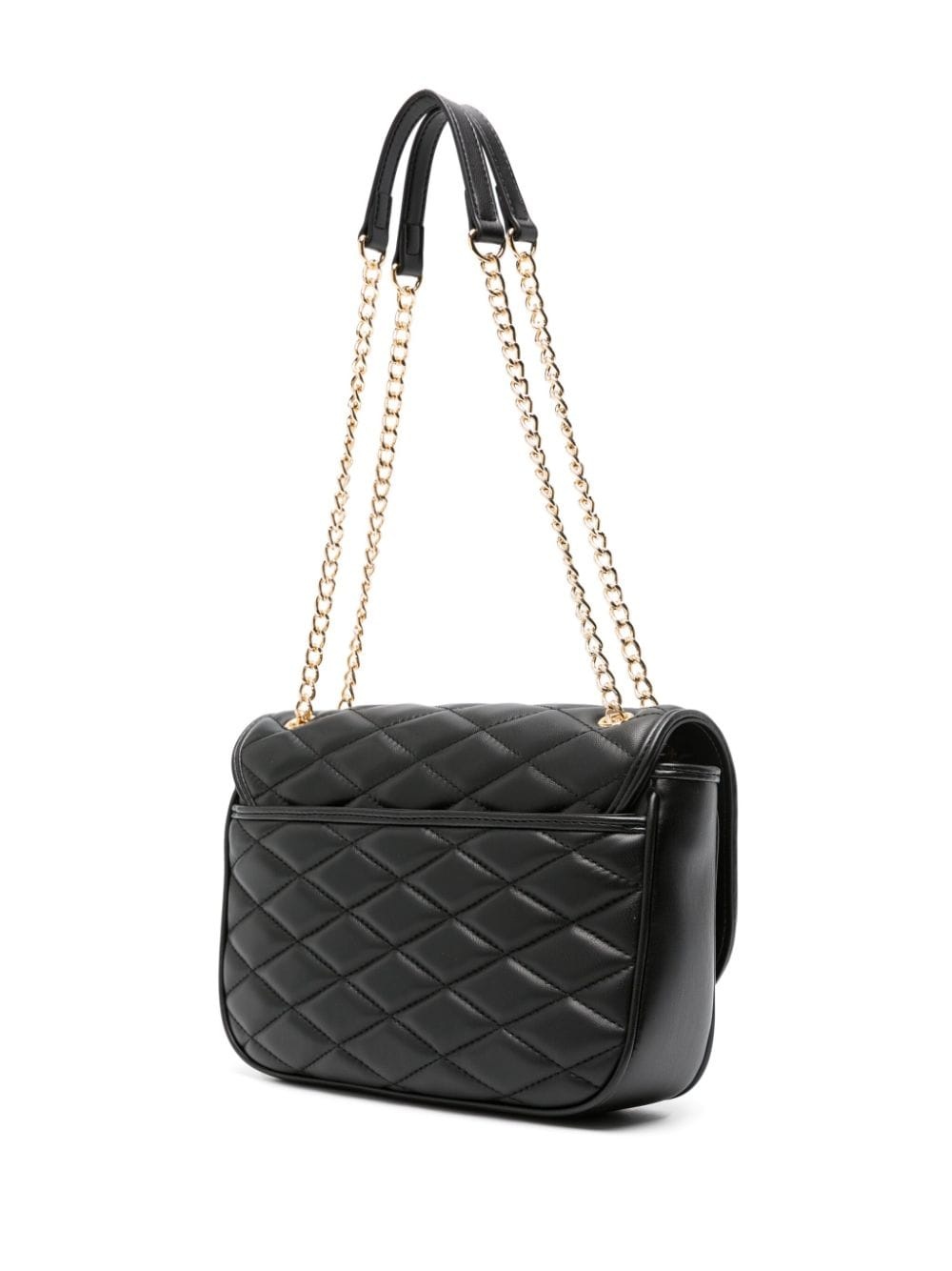 logo-lettering matelassÃ© shoulder bag - 3