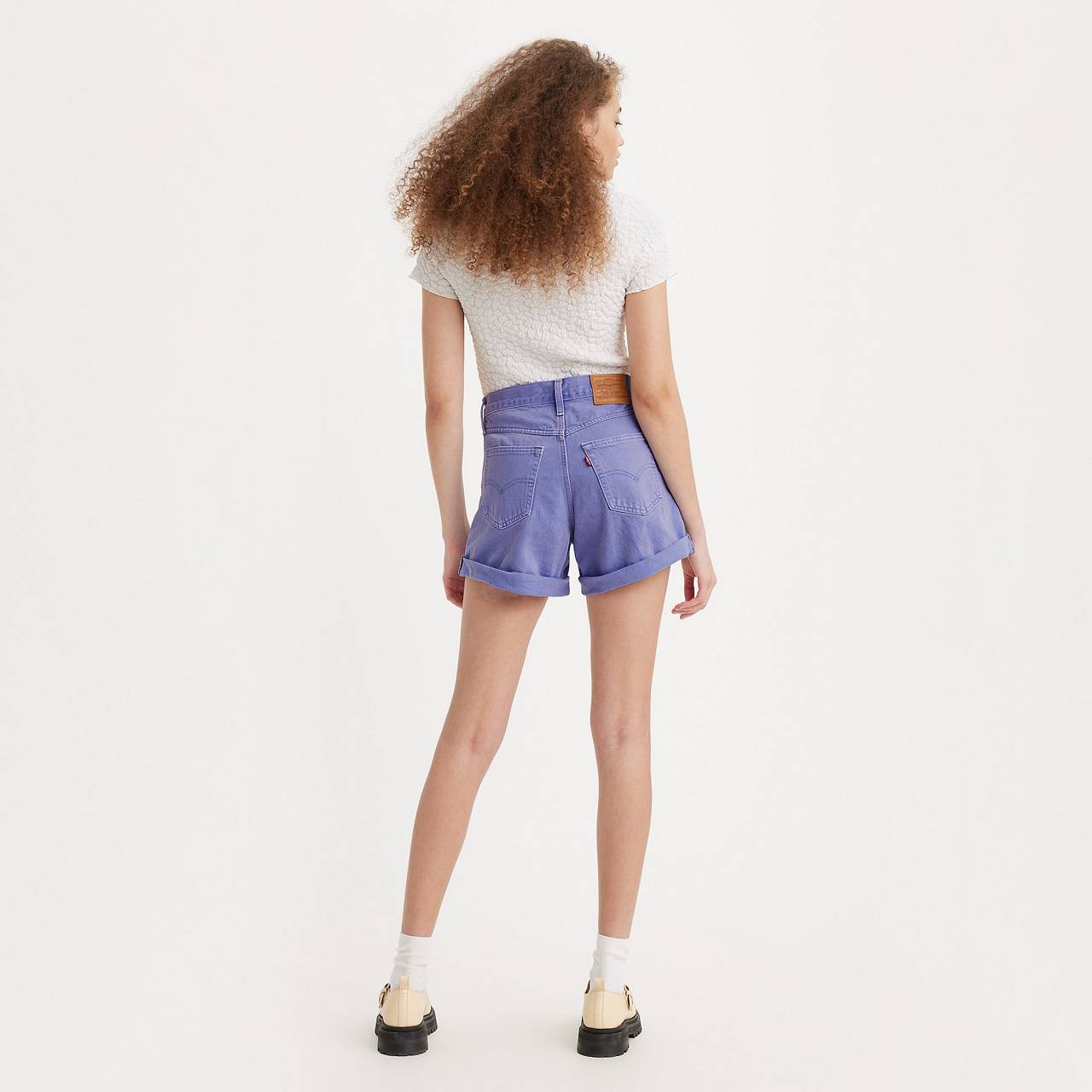 ROLLED '80S MOM WOMEN'S SHORTS - 5