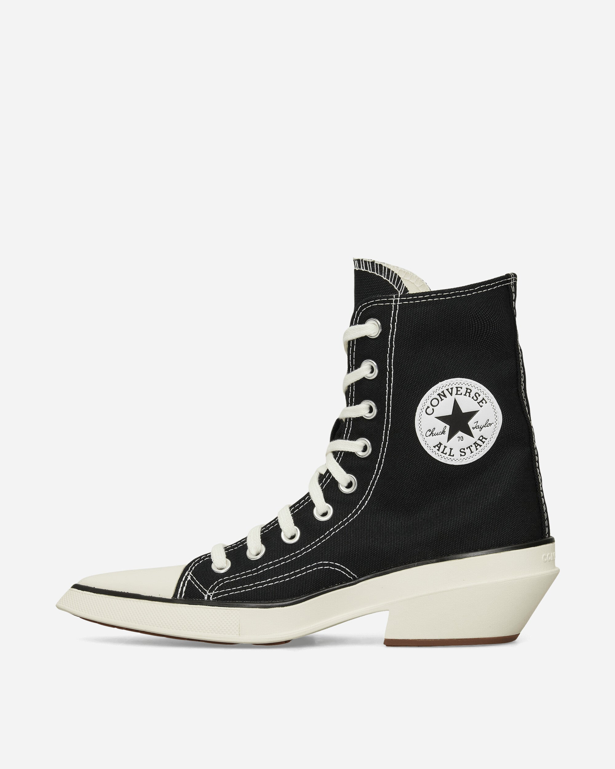 Women's Chuck 70 De Luxe Pointed Sneakers Black - 3