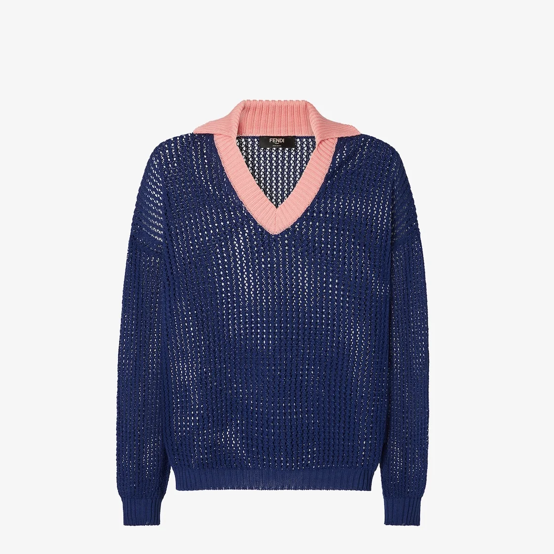 Sweater Blue and pink cotton sweater - 1