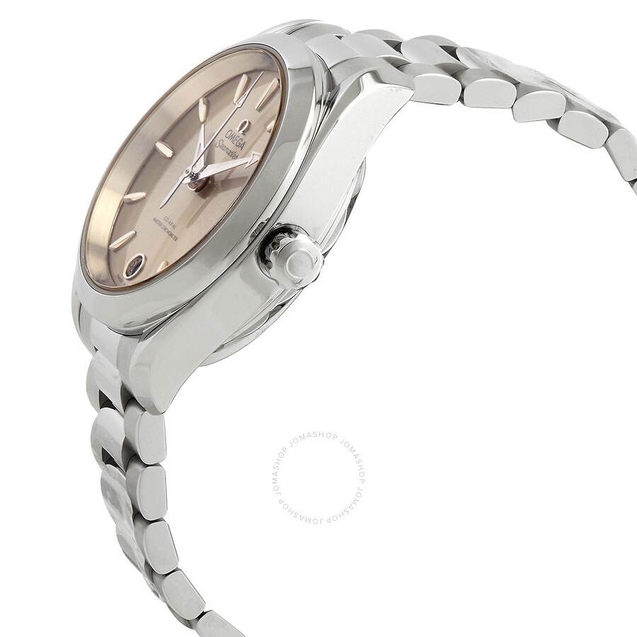 Omega Seamaster Aqua Terra Automatic Chronometer Sandstone Dial Ladies Watch 220.10.34.20.09.001 - 2