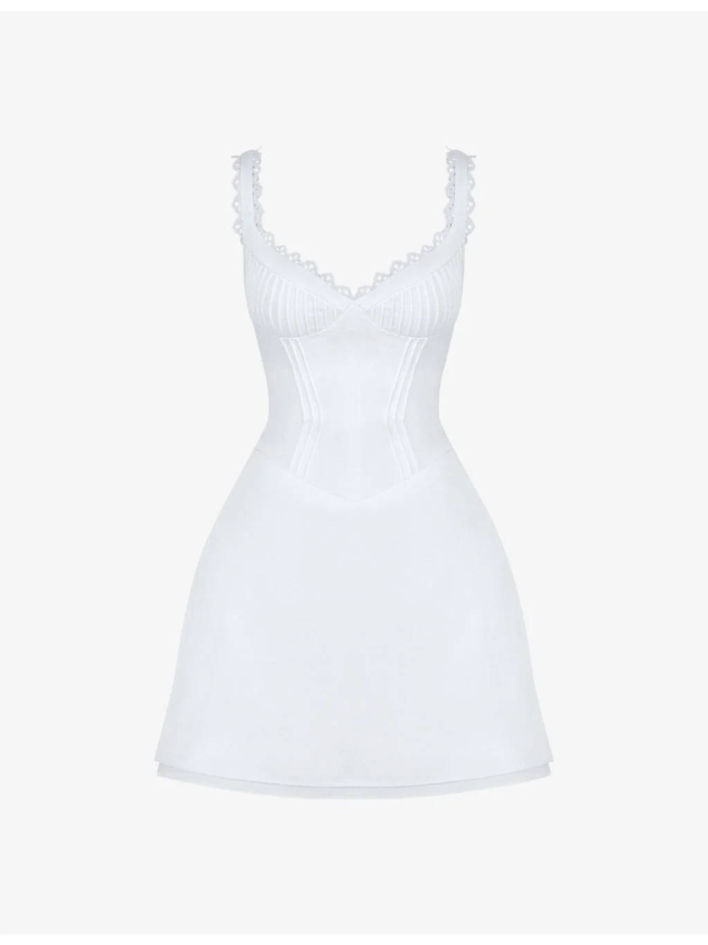 Tilly pin-tuck woven mini dress - 1