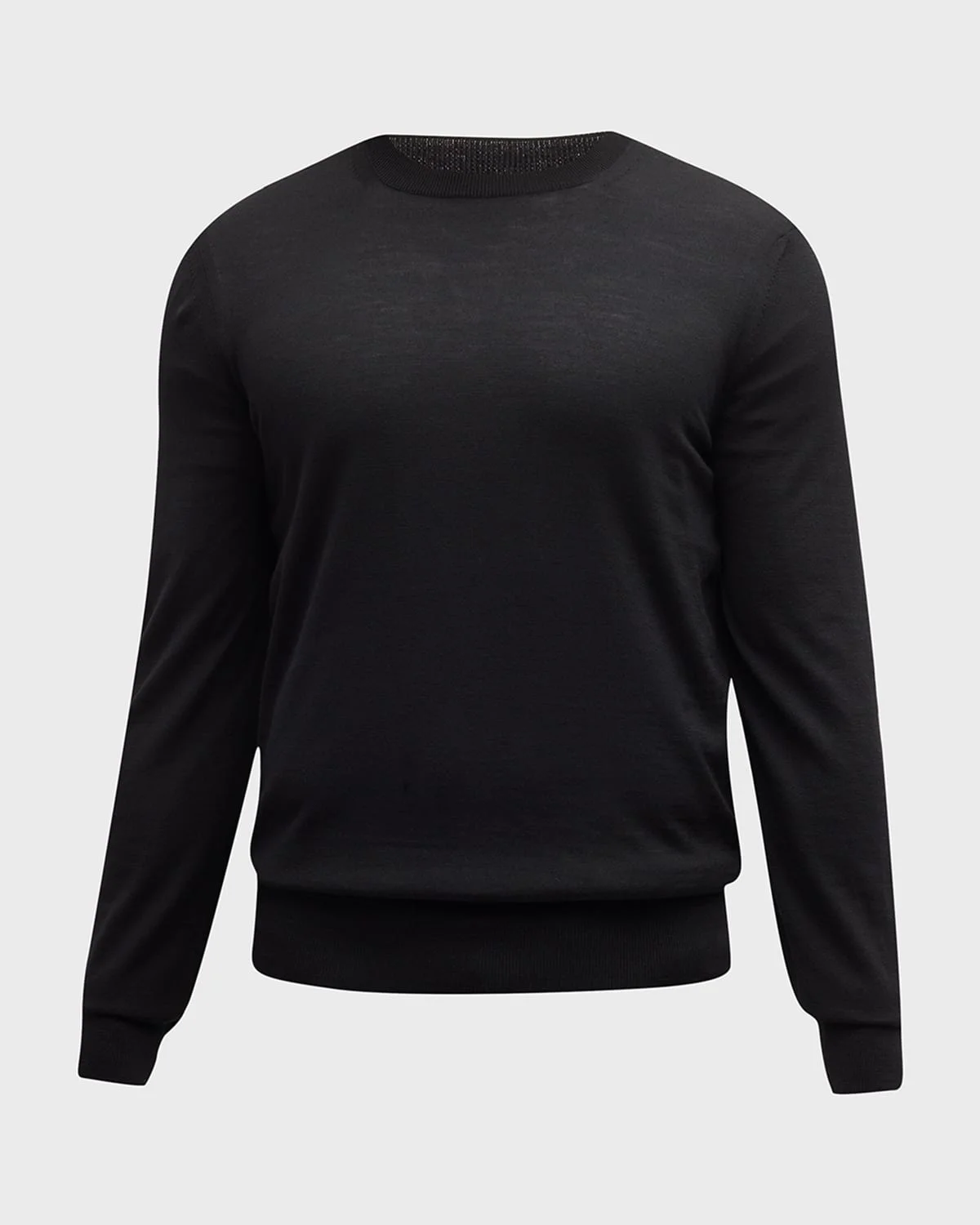 Men's Fine-Gauge Wool Sweater - 1