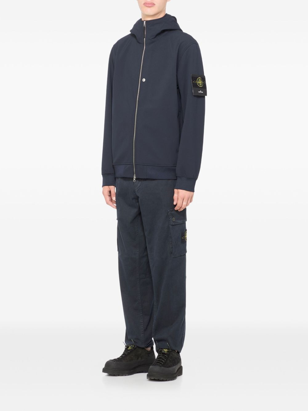 Compass-badge hoodie - 2