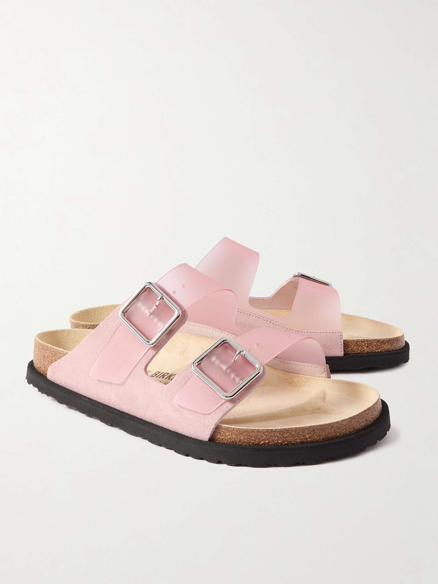 Arizona Milky Suede and PVC Sandals - 4