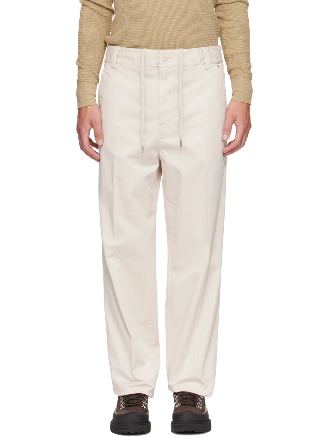 Off-White Tailored Cotton Trousers - 1