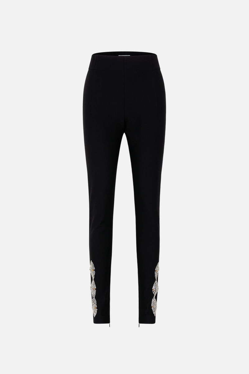 HIGH WAISTED PONTE PANT 1