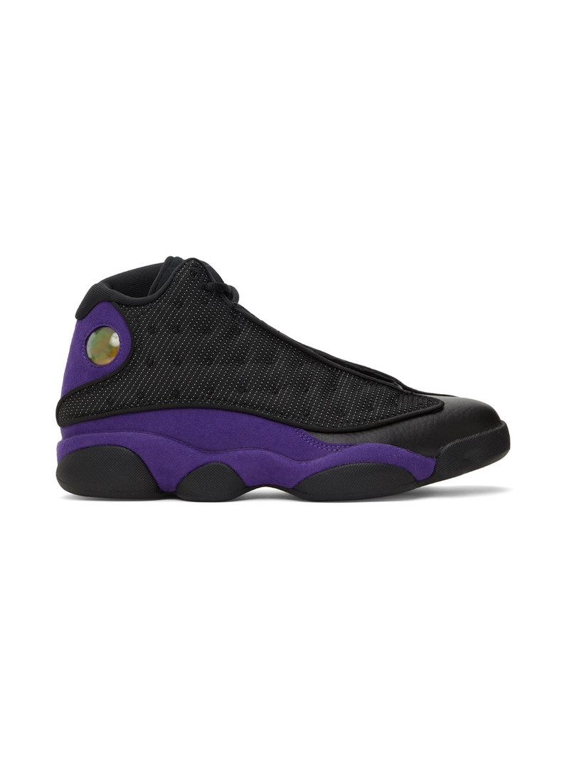Black & Purple Air Jordan 13 Retro Sneakers - 1