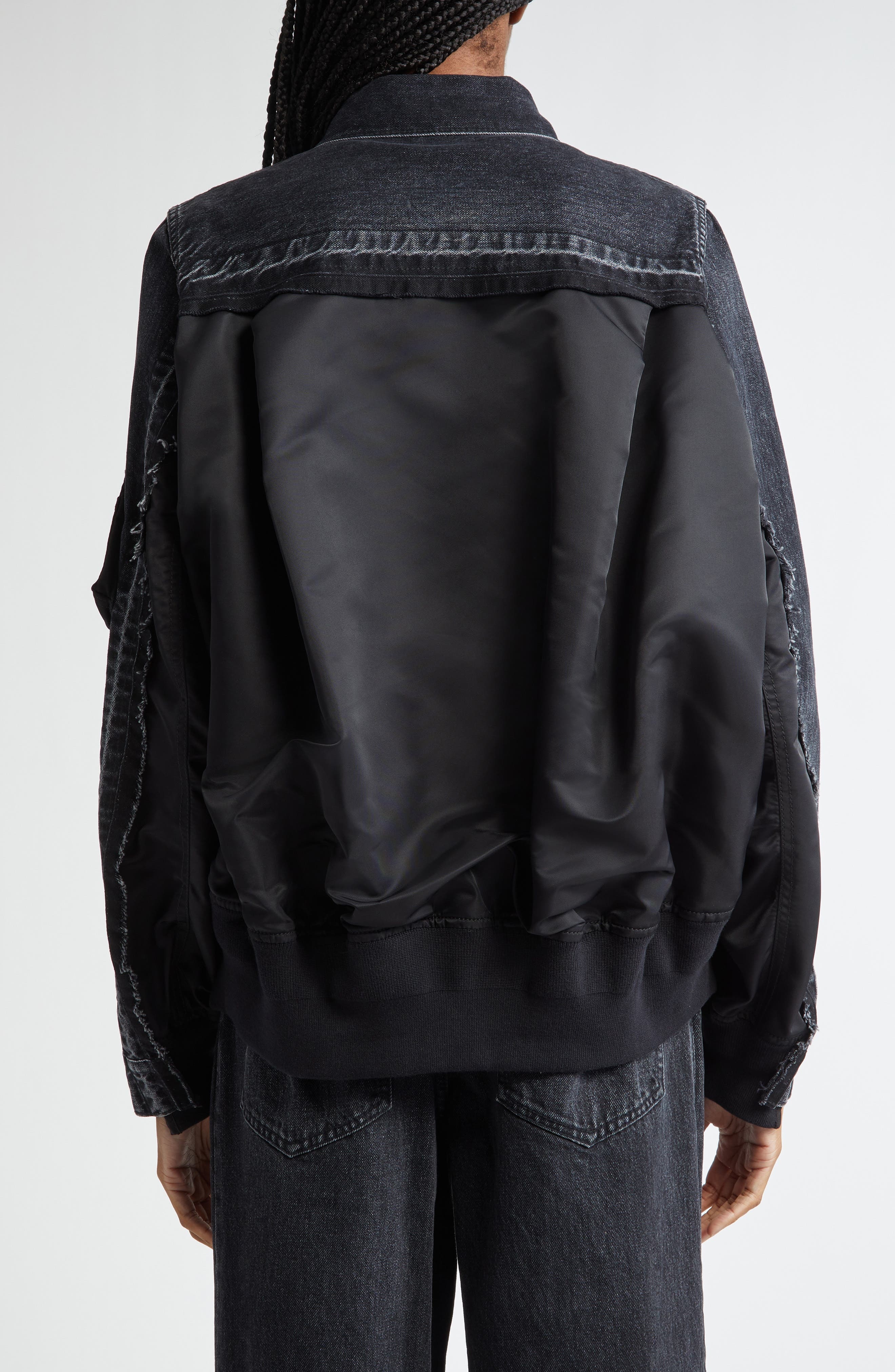 Denim & Nylon Twill Jacket - 3