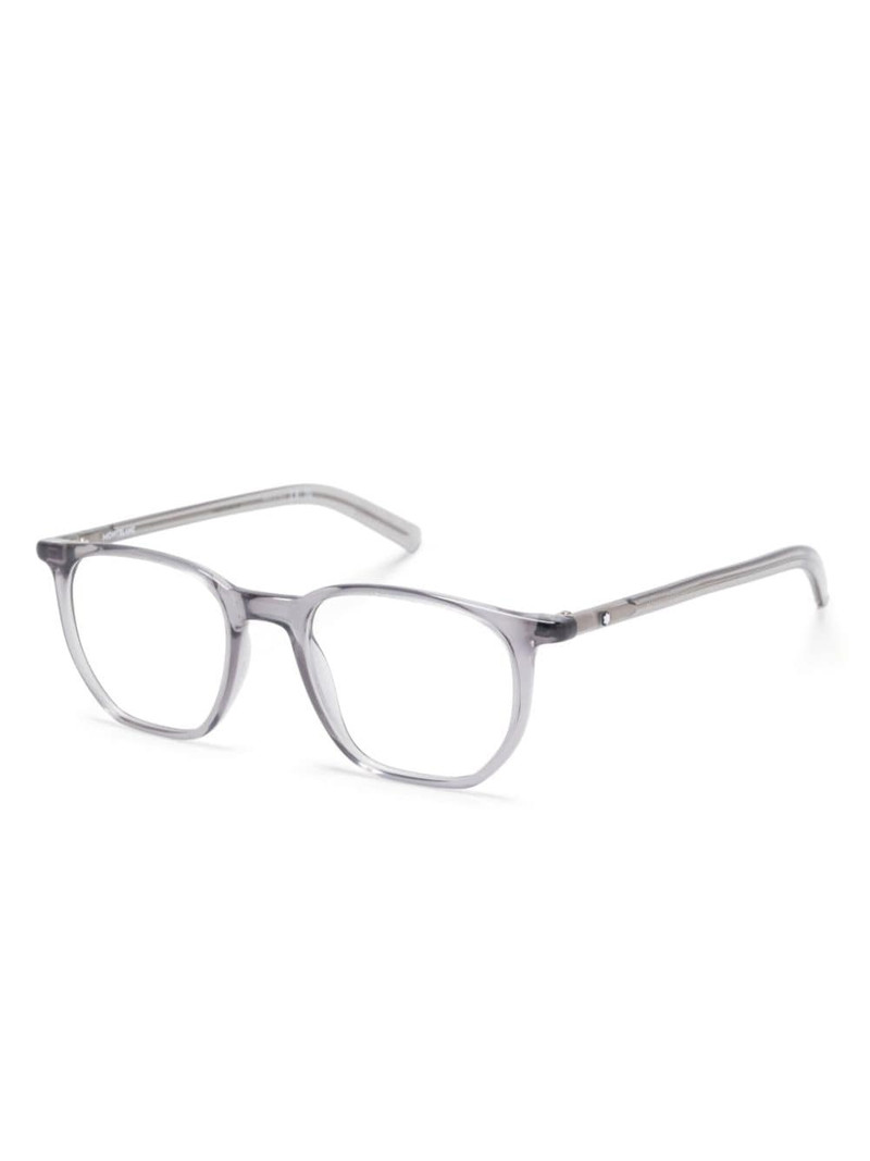 Montblanc geometric-frame glasses outlook