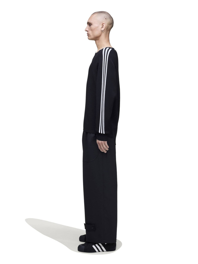 Y-3 LOGO KNIT SWEATSHIRT – BLACK 4