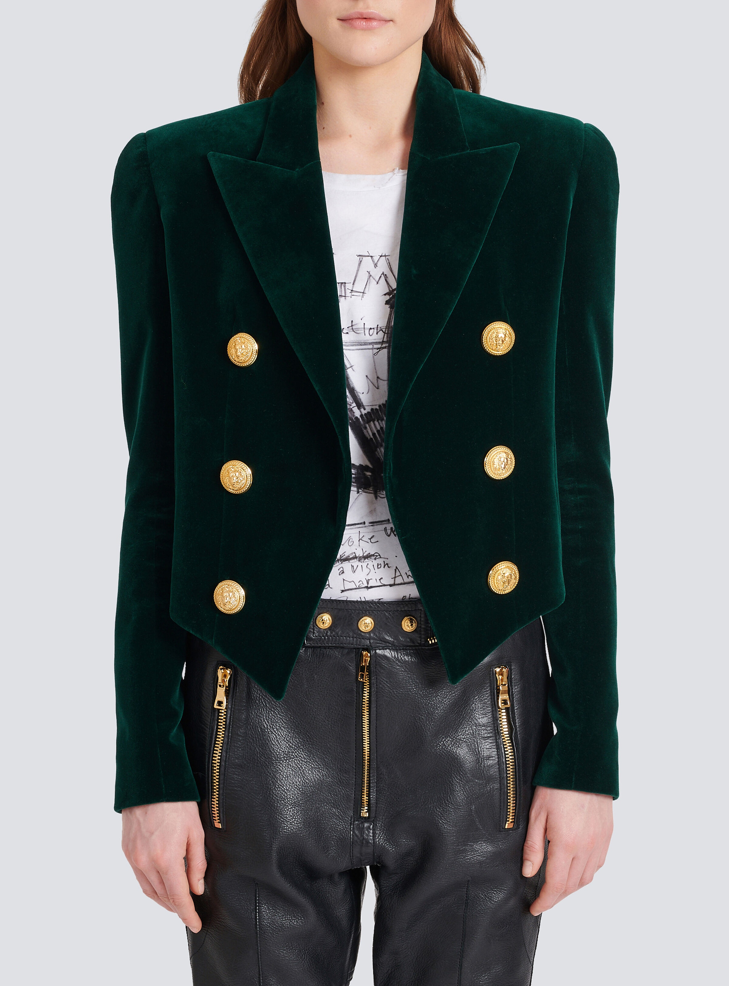 Velvet spencer jacket - 6